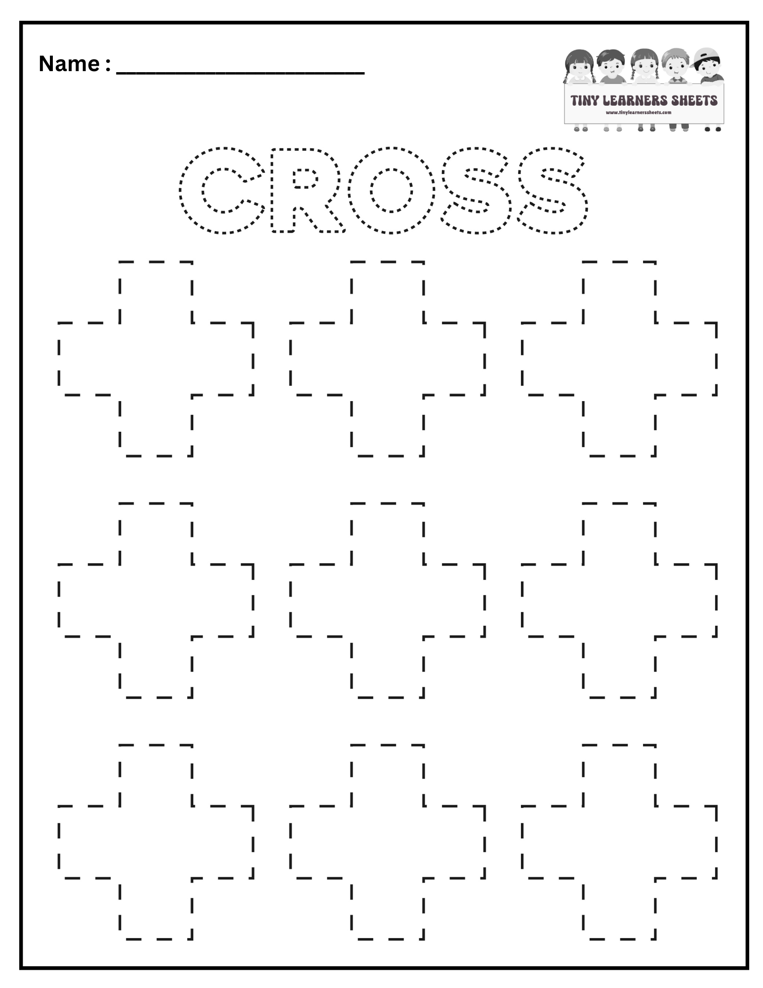 Trace Cross Shape